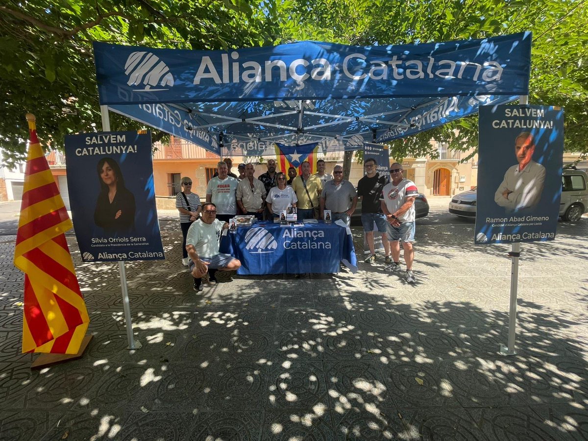 💙 Gràcies, Bell-lloc d’Urgell!

Avui hem celebrat una parada informativa amb molta gent interessada en el projecte d’Aliança Catalana i hem sumat nous afiliats.

Seguim creixent i fent pinya!
#SalvemBell-lloc #PlaDUrgell #AliançaCatalana