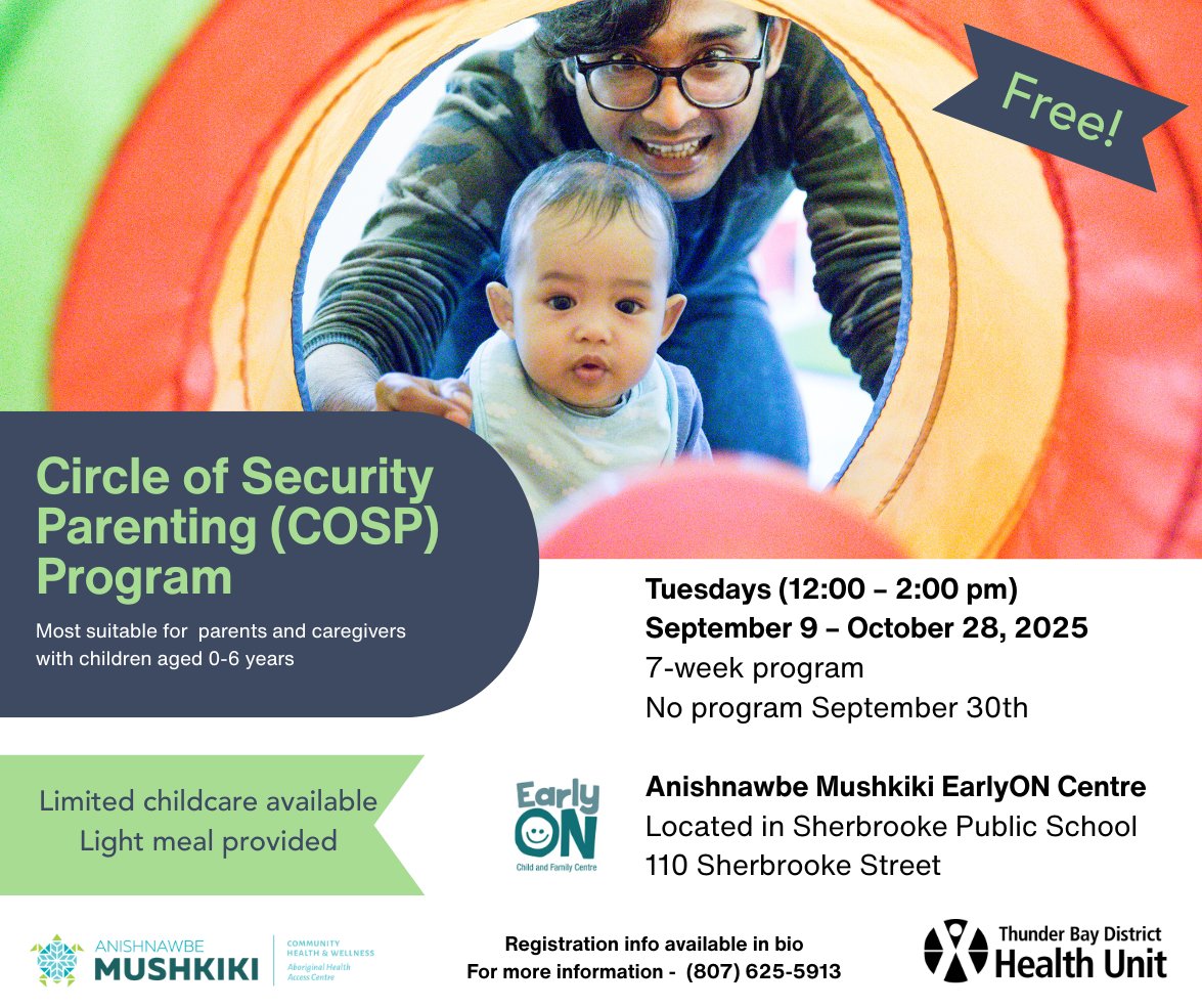 TBay Public Health (@tbdhealthunit) on Twitter photo To register online: tbdhu.com/health-topics/… For more information contact:
Nancy Parish
(807) 625-5913
nancy.parish@tbdhu.com To register online: tbdhu.com/health-topics/… For more information contact:
Nancy Parish
(807) 625-5913
nancy.parish@tbdhu.com