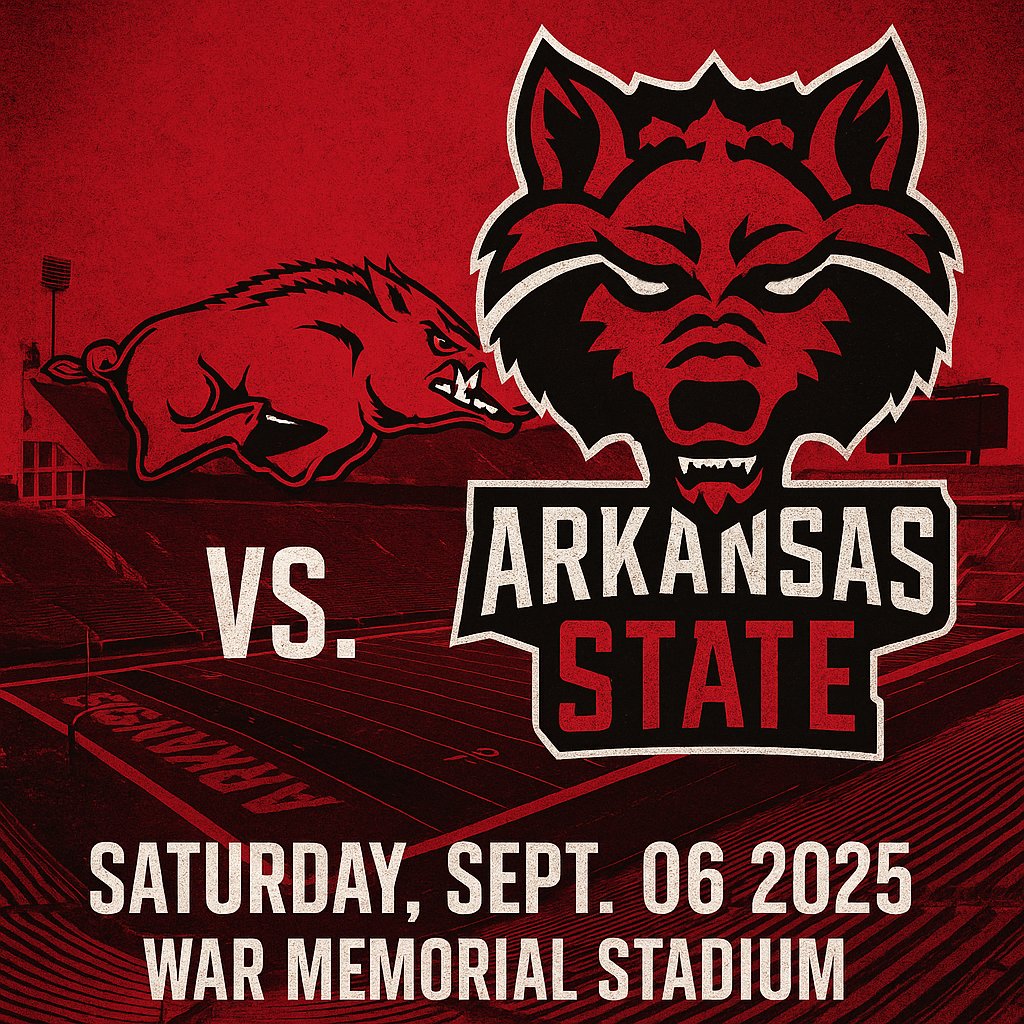 Tommy Walker (@oldwarrior_61) on Twitter photo Listen to Jeff Hankins on 103.7 the buzz about the upcoming <a href="/AStateFB/">Arkansas State Football</a> game against “the other school”. It’s time to get your tickets for this historical game in Little Rock on Sat. Sept. 06, 2025! The heat is on!
🐺🏈🔥🔥🔥
podcasts.apple.com/us/podcast/jef… Listen to Jeff Hankins on 103.7 the buzz about the upcoming <a href="/AStateFB/">Arkansas State Football</a> game against “the other school”. It’s time to get your tickets for this historical game in Little Rock on Sat. Sept. 06, 2025! The heat is on!
🐺🏈🔥🔥🔥
podcasts.apple.com/us/podcast/jef…