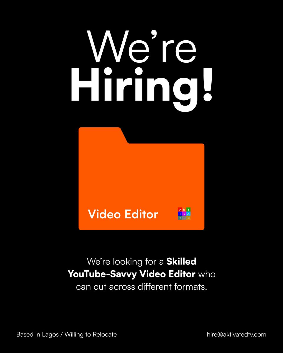 Now Hiring! <a href="/aktivatedtv/">AKtivated TV</a> 🚀💥