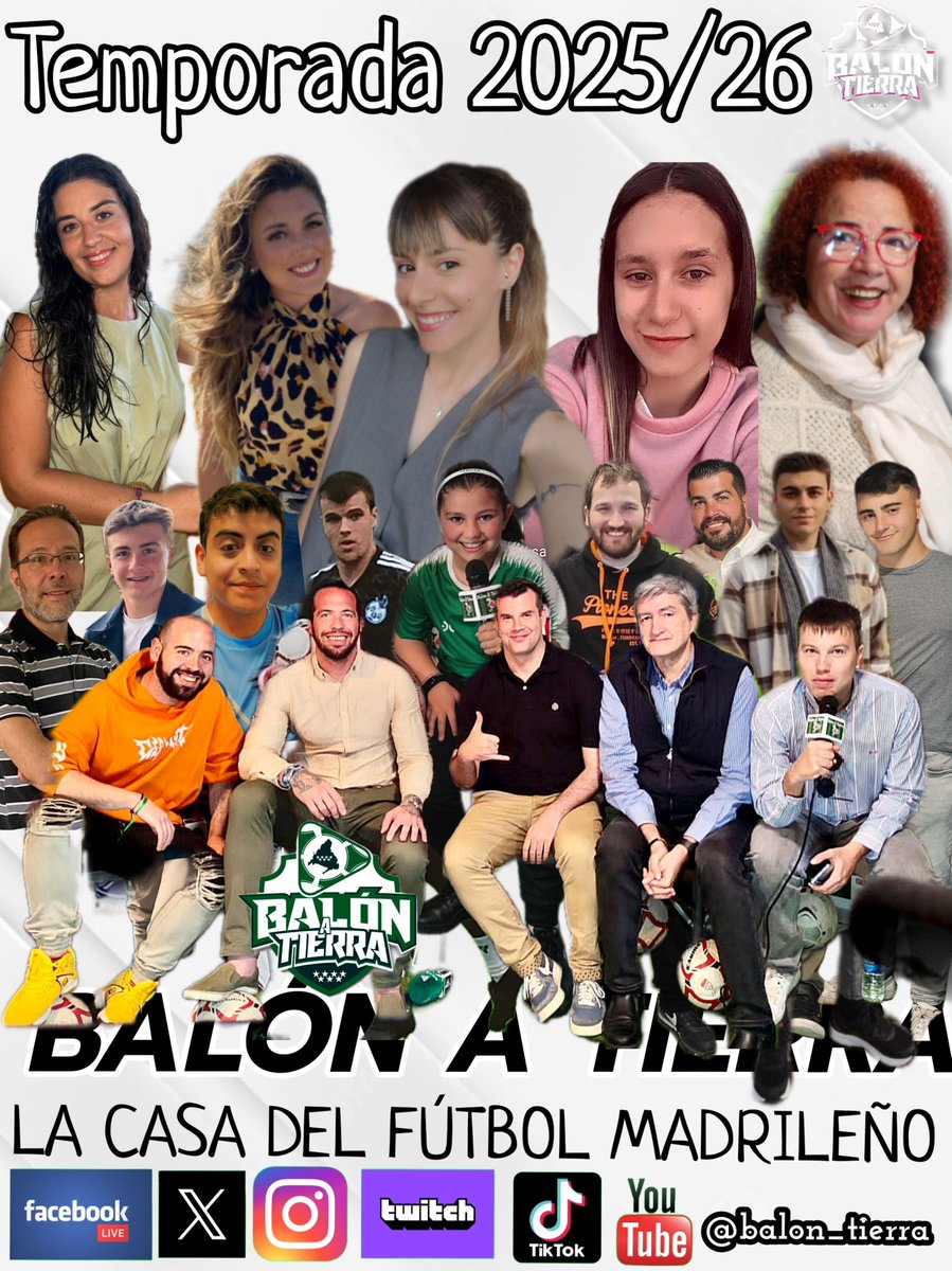 𝕃𝔸 𝔽𝔸𝕄𝕀𝕃𝕀𝔸 𝔹𝔸𝕋 ℂℝ𝔼ℂ𝔼⚽.

Temporada 25/26.

𝐸𝑠𝑡𝑎 𝑓𝑎𝑚𝑖𝑙𝑖𝑎 𝑙𝑜𝑐𝑎 𝑝𝑜𝑟 𝑒𝑙 𝑓𝑢́𝑡𝑏𝑜𝑙 𝑚𝑎𝑑𝑟𝑖𝑙𝑒𝑛̃𝑜 𝑒𝑠𝑡𝑎́ 𝑝𝑟𝑒𝑝𝑎𝑟𝑎𝑑𝑎 𝑝𝑎𝑟𝑎 𝑢𝑛𝑎 𝑡𝑒𝑚𝑝𝑜𝑟𝑎𝑑𝑎 𝑚𝑎́𝑠 𝑐𝑜𝑛 VOSOTR@S.

#LaCasaDelFútbolMadrileño
#ElFútbolQueNosGusta