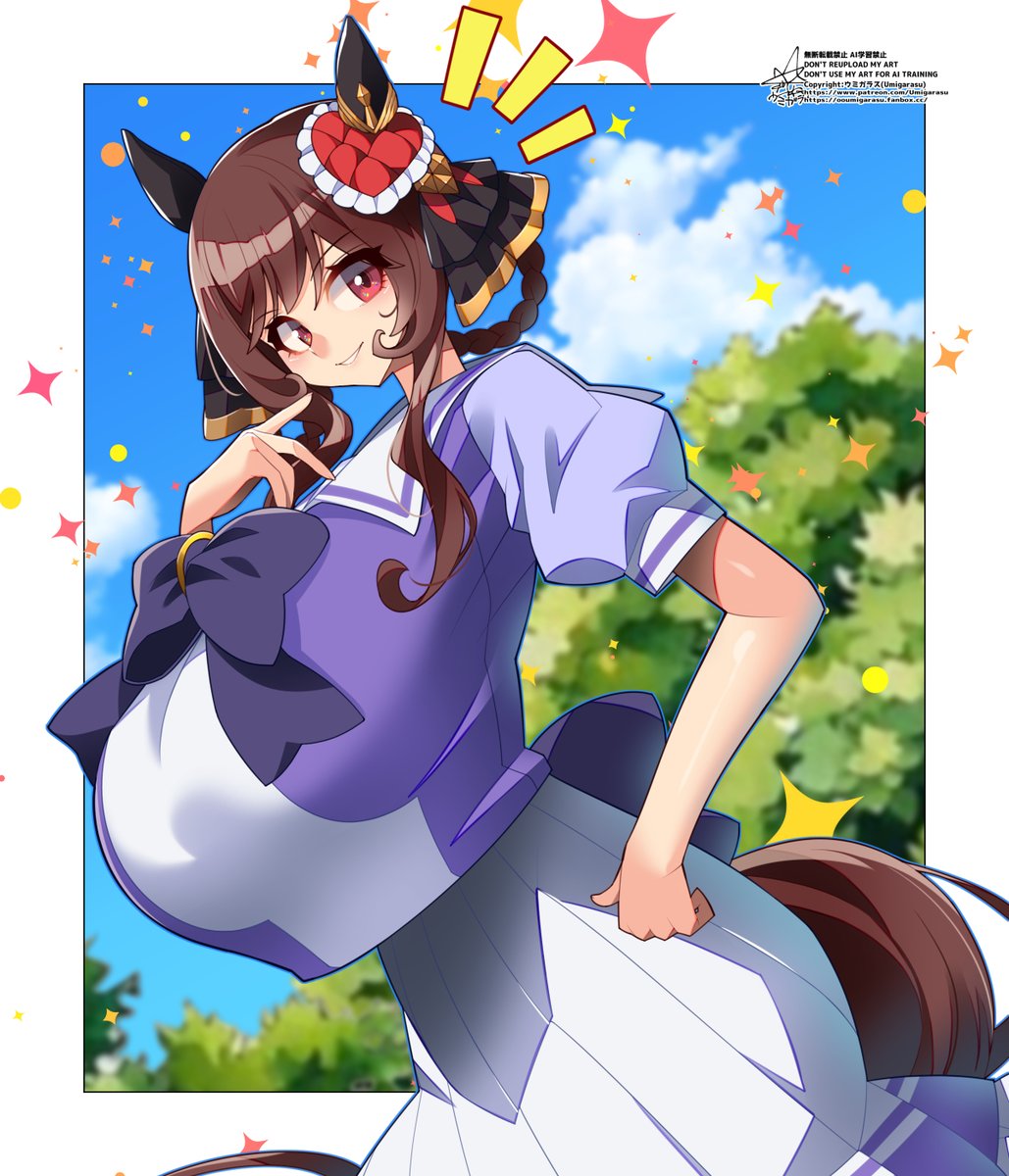 大胸筋!🏇
#ジェンティルドンナ 
#ウマ娘プリティーダービー 