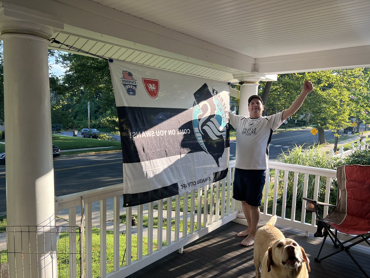 New Jersey Jacks (@jacksjersey) on Twitter photo Greetings from Asbury Park! NJ #JacksAtHome practicing putting up the flag. Just a friendly- but hope to see sparks from <a href="/SwansOfficial/">Swansea City AFC</a> that we can fan into a flame this season-  like a bonfire way down by the sea - not a dumpster fire behind Rossi’s. COME ON 🦢! #GlobalJacks Greetings from Asbury Park! NJ #JacksAtHome practicing putting up the flag. Just a friendly- but hope to see sparks from <a href="/SwansOfficial/">Swansea City AFC</a> that we can fan into a flame this season-  like a bonfire way down by the sea - not a dumpster fire behind Rossi’s. COME ON 🦢! #GlobalJacks