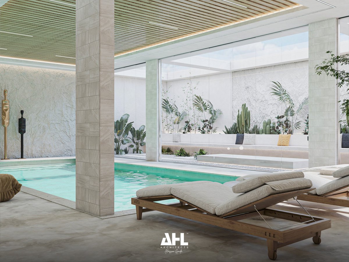 AHL_architects's tweet image. Indoor pool with sky-lit lounge @ Remal Riyadh Hotel - Interior Design by #AHL_architects

#poolarea #swimmingpool #recreationalarea #indoorpools #waterscapes #waterscape