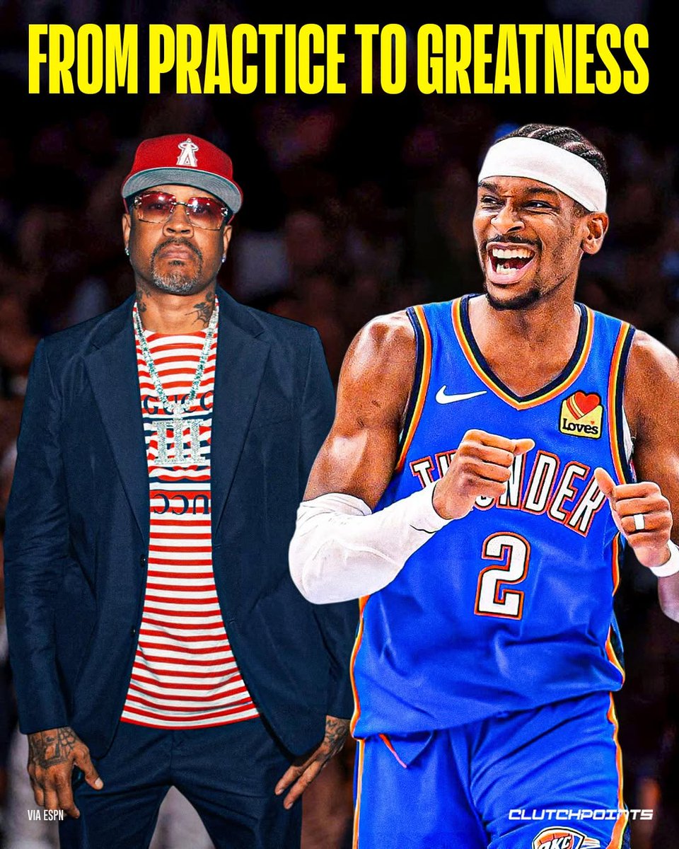 Allen Iverson has seen a lot of greatness in his time. And in 2025, he’s not afraid to say it. Shai Gilgeous-Alexander is the best player in the world.

From Toronto gyms to the NBA mountaintop, SGA’s rise wasn’t an accident. It was work. Relentless work. The same kind Iverson