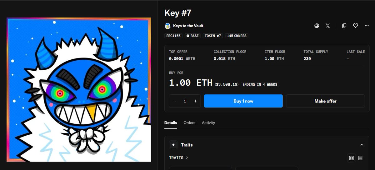 Mint your Key for $30 now, or fomo into secondary later...

Mint here: app.basedmonsta.com/nft-mint