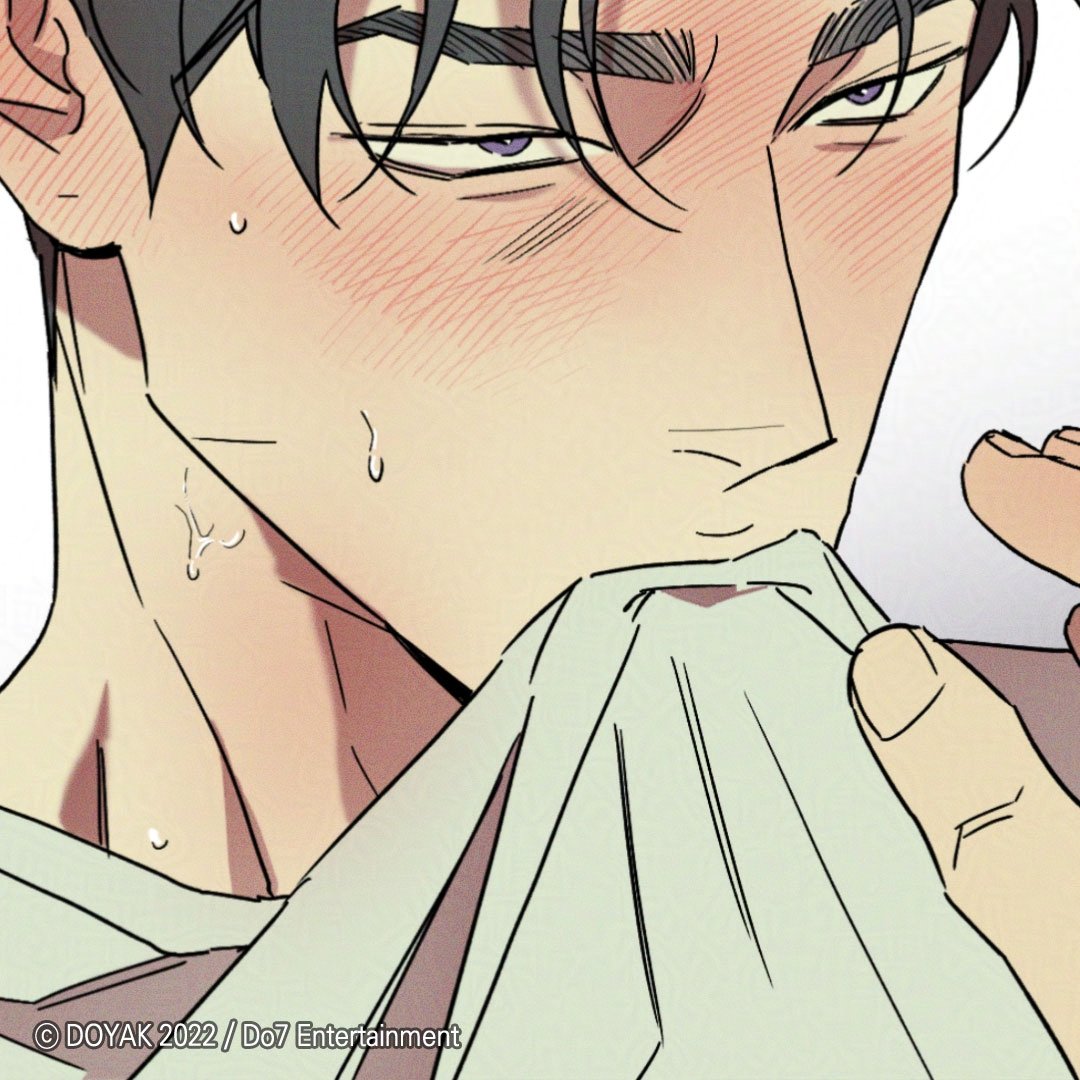 tjywbrainrot's tweet photo. you cannot tell me doyak doesn't draw youngwoo's expressions differently with tjyw's scenes. like she really says "only oh taejoon can make shin youngwoo look like THIS." the daze, the flush, the EYES... this is true intimate sexual aura ohmyfuck #WetSand https://t.co/CTDjZTQFSs
