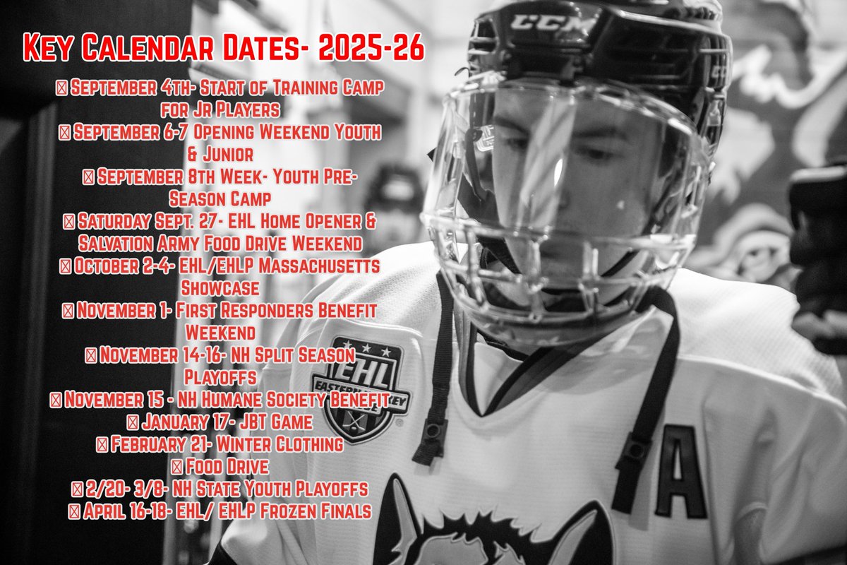 Key Dates.
Mark your calendars. #newolves