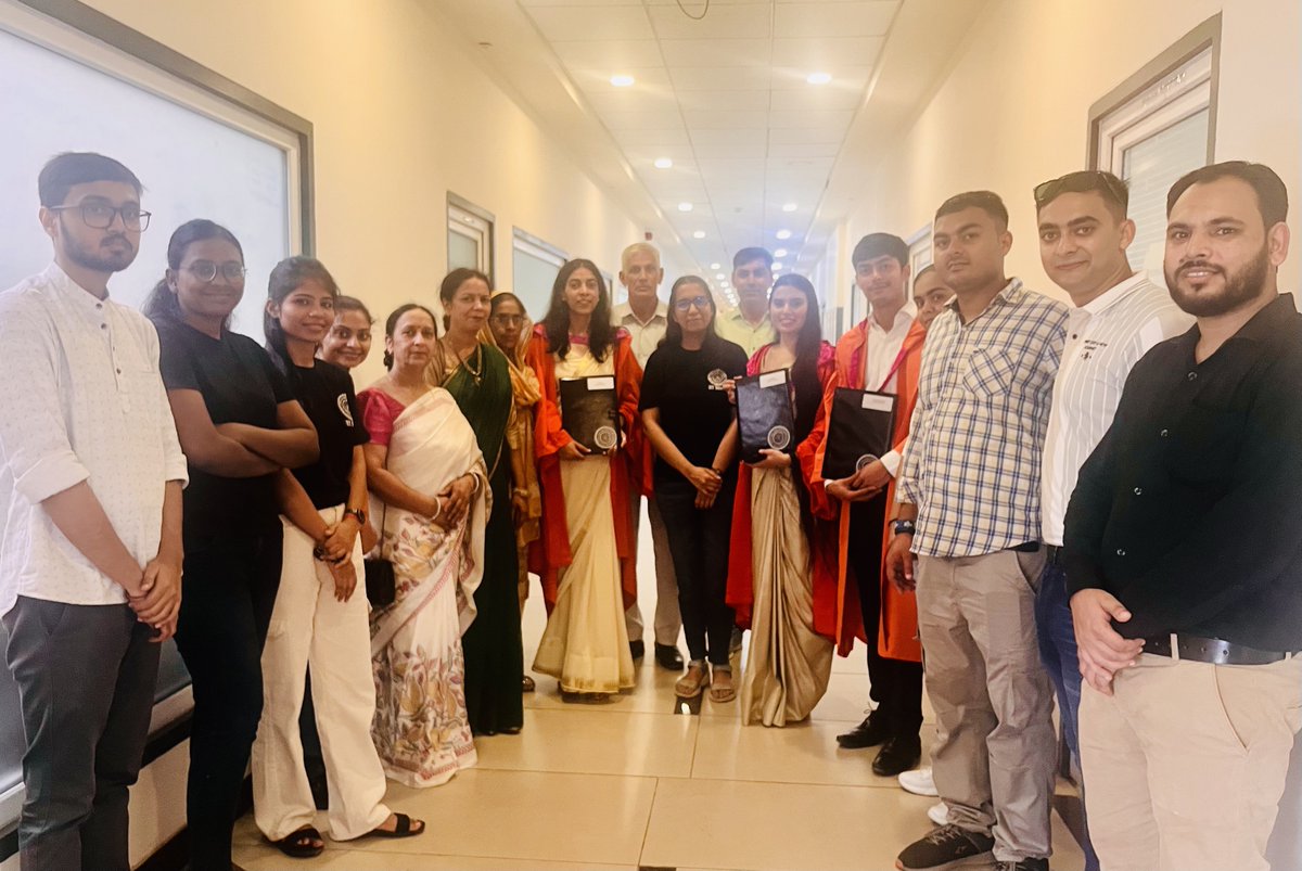 Congratulations to Annu, Chetan, and Rashmi on your graduation! This is such a remarkable achievement and a testament to your hard work &amp; dedication👏 
Sharing a wonderful picture with group members and proud parents.
Wishing you all the best in your future endeavors!