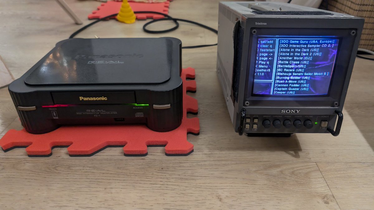 hitmanmcc's tweet image. Another day, another 3DO. This one's drive is dead and since the laser's are unobtanium. And ODE was its saving grace. Even better now that it can be accessed externally. #3DO #RETROGAMING