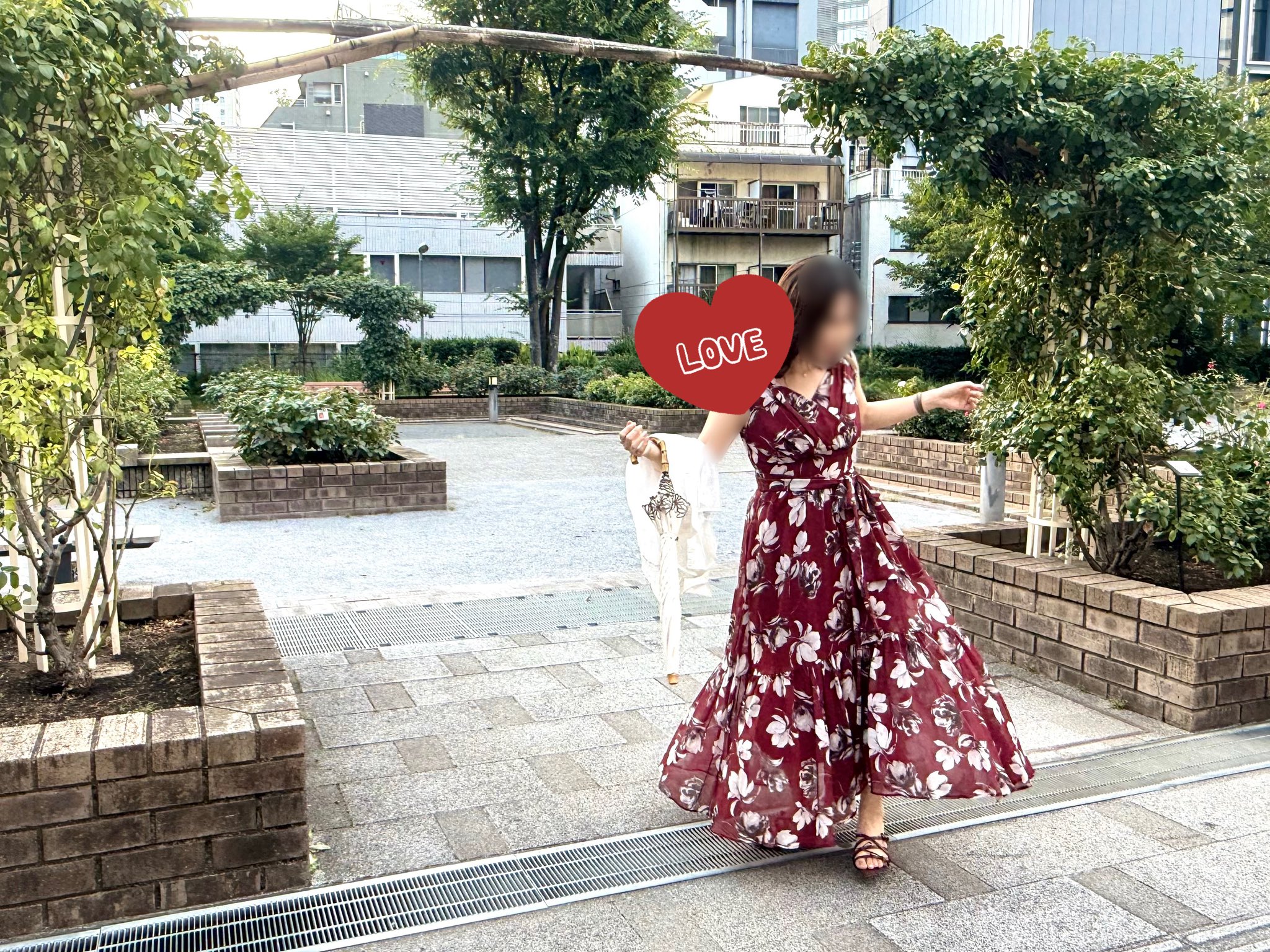 ワンピース Anemone Cache-Coeur Long Dress mipu on X: 