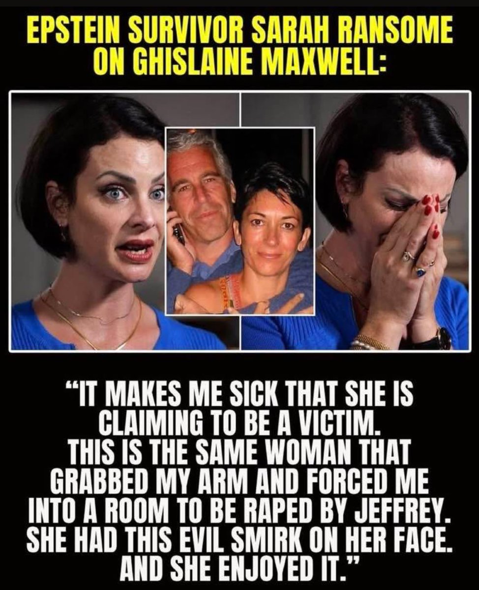 Ghislaine Maxwell is not a victim. She’s a POS pedophile that sex trafficked, abused and raped young girls. 😡 Listen to the real victims. Ghislaine needs to rot in prison for her 20 yr sentence, with absolutely no pardon. Where are the #SaveTheChildren folks now? 🙄😡😡