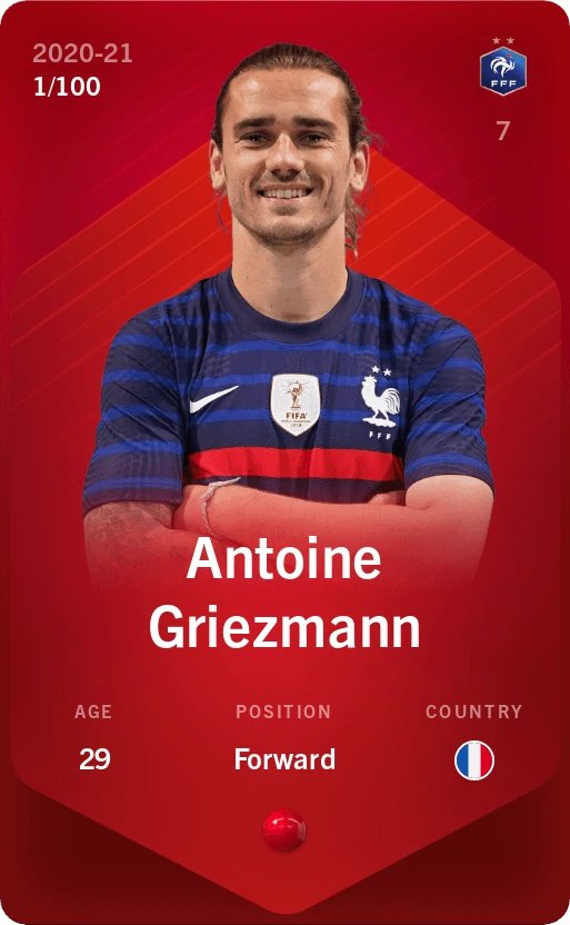 Gambuuuuuul (@gambuuuuul) on Twitter photo You know the drill by nowβ¦
Giving away this π₯ Antoine Griezmann 2020-21 France Rare β #1/100
2018 World Cup winner.
France Legend
For the collectors.
1οΈβ£ Like & RT
2οΈβ£ Follow @Gambuuuuuul
3οΈβ£ Reply with your favourite Griezmann moment β GIFs/videos encouraged
π Closes Tuesday You know the drill by nowβ¦
Giving away this π₯ Antoine Griezmann 2020-21 France Rare β #1/100
2018 World Cup winner.
France Legend
For the collectors.
1οΈβ£ Like & RT
2οΈβ£ Follow @Gambuuuuuul
3οΈβ£ Reply with your favourite Griezmann moment β GIFs/videos encouraged
π Closes Tuesday
