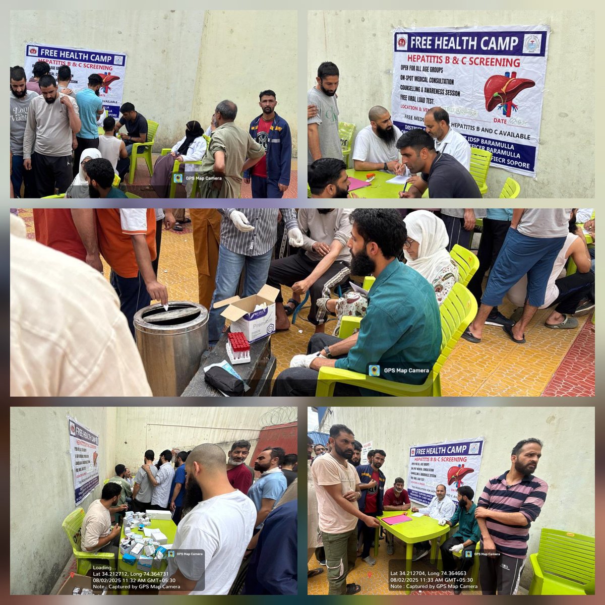CMO Baramulla (@cmobaramulla) on Twitter photo Under NVHCP, organized a medical-cum-screening camp today at District Jail Baramulla. 118 inmates examined, 105 samples taken for Hep B & C. NCD & anemia screening also done by MMU & IDSP teams, ensuring holistic inmate health care <a href="/SyedAbidShah/">Syed Abid Rasheed Shah</a> Under NVHCP, organized a medical-cum-screening camp today at District Jail Baramulla. 118 inmates examined, 105 samples taken for Hep B & C. NCD & anemia screening also done by MMU & IDSP teams, ensuring holistic inmate health care <a href="/SyedAbidShah/">Syed Abid Rasheed Shah</a>