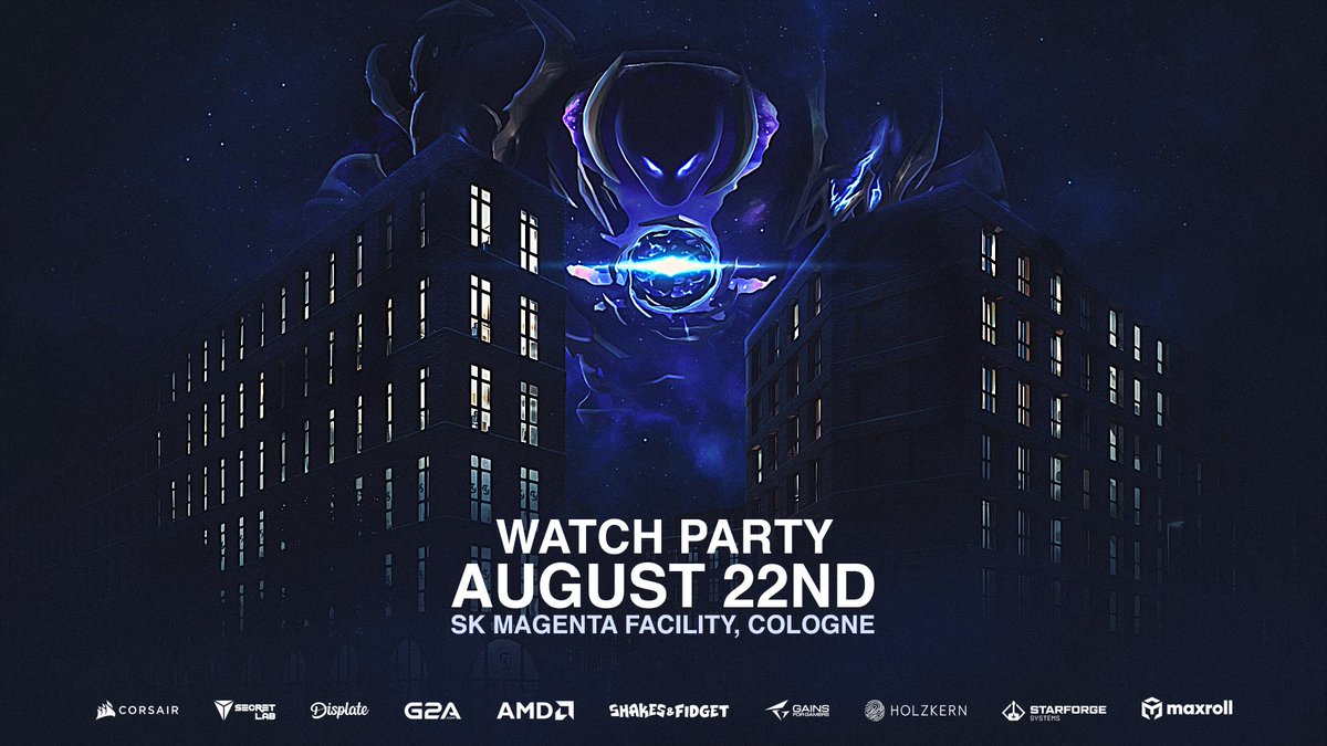 📺 ECHO RWF WATCH PARTY 📺

We are hosting a watch party for the first time at the <a href="/SKGaming/">SK Gaming</a> Magenta Facility in Cologne, perfectly timed with other events👀

With exclusive merch, a backstage tour, WoW activities &amp; mini games and of course supporting Echo with fellow fans 🔥
