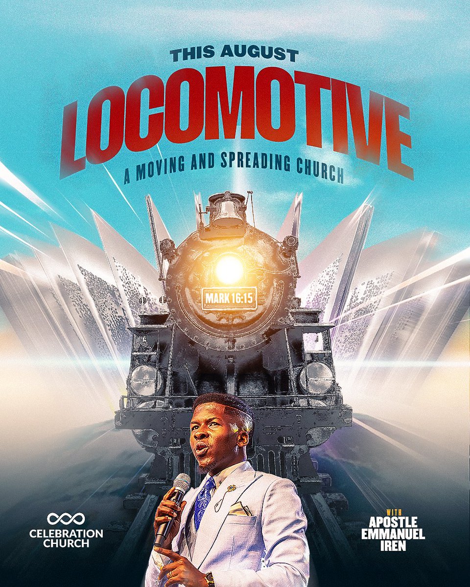 The Church of God is not static; it is moving and advancing with unstoppable force. 🔥🔥🔥🔥

Join us across all <a href="/cci__global/">Celebration Church International</a> campuses this August as we learn about LOCOMOTIVE: A Moving and Spreading Church.

This August, get ready! 🔥🔥

#Locomotive 
#CCIGLOBAL