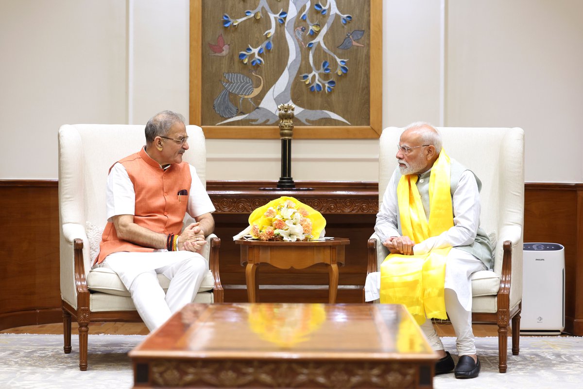 PMO India (@pmoindia) on Twitter photo Lieutenant Governor of Ladakh, Shri <a href="/KavinderGupta/">Kavinder Gupta</a> met Prime Minister <a href="/narendramodi/">Narendra Modi</a>. Lieutenant Governor of Ladakh, Shri <a href="/KavinderGupta/">Kavinder Gupta</a> met Prime Minister <a href="/narendramodi/">Narendra Modi</a>.