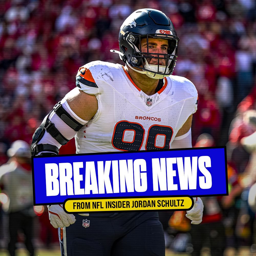 BREAKING: #Broncos All-Pro DL Zach Allen has agreed to a 4-year, $102M extension with $69.5M guaranteed, multiple sources tell me.

Allen led all defensive linemen in QB pressures last season and also added 8.5 sacks. Now he gets his second, well deserved payday in Denver.
