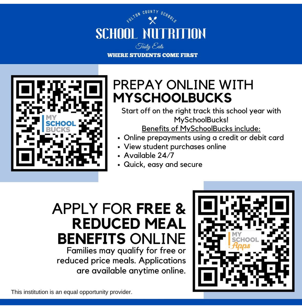 Check out new info from FCS School Nutrition! ⁦<a href="/NWES_Principal/">Northwood ES</a>⁩ ⁦<a href="/NorthwoodPTA/">Northwood PTA</a>⁩