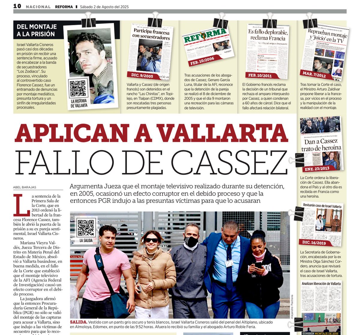 Israel Vallarta estuvo 20 años en prisión sin sentencia. Fue torturado, incriminado con pruebas fabricadas, expuesto en un montaje televisivo orquestado por el Estado, y silenciado durante cuatro gobiernos. La justicia que lo liberó llega tarde, pero desnuda una verdad brutal: en