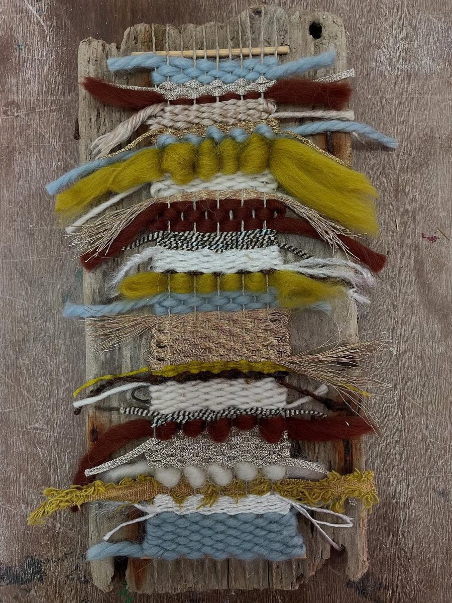 MakersWales's tweet image. #CraftSkillsSharing
Fab creations from our Driftwood Weaving workshop today with tutor #LauraThomasTextiles
Check out our website for more workshops coming up!
#driftwoodweaving #learntoweave #weaving #weaveworkshop  #yarn #offloomweaving #craft #craftskillsharing #craftworkshop