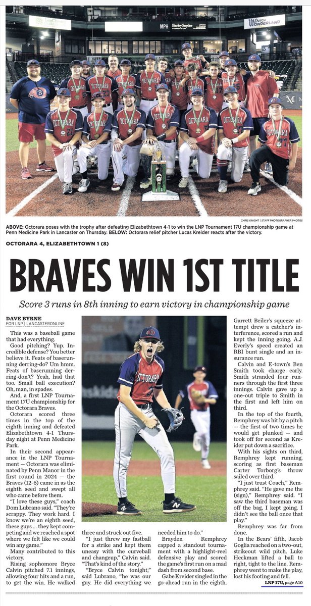 Octorara Athletics tweet media