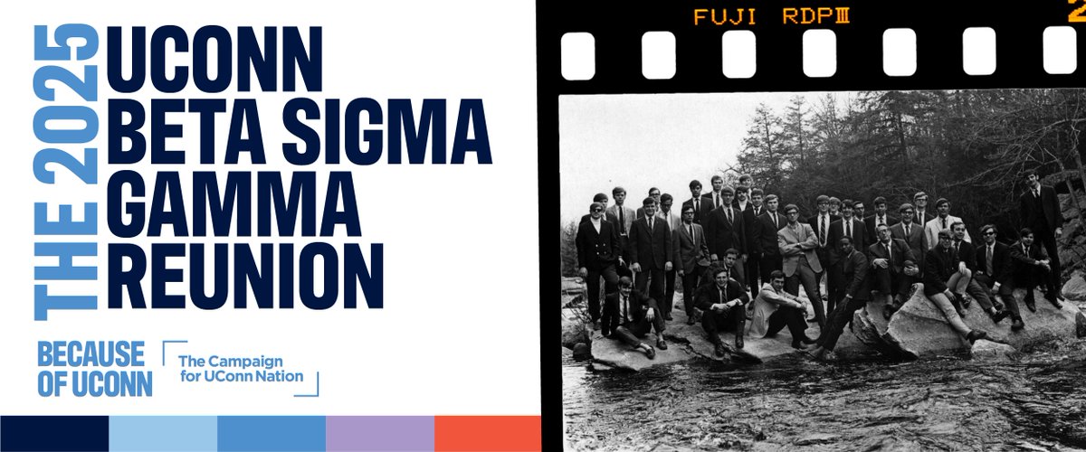 Join us to celebrate and honor the history of Beta Sigma Gamma at the 75th Anniversary Reunion.

Active from 1950 to 1975, Beta Sigma Gamma was the first UConn fraternity established as interracial, inter-religious, and intercultural.

Register here: bit.ly/3ITACeA