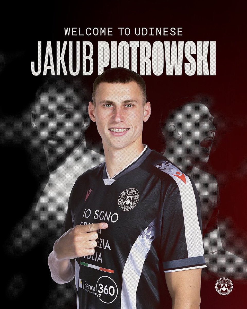 Piotrowski è bianconero! ⚪⚫

Il centrocampista polacco firma fino al 2029 💥
Fisicità, gol ed esperienza internazionale al servizio della squadra.
Benvenuto, Jakub!