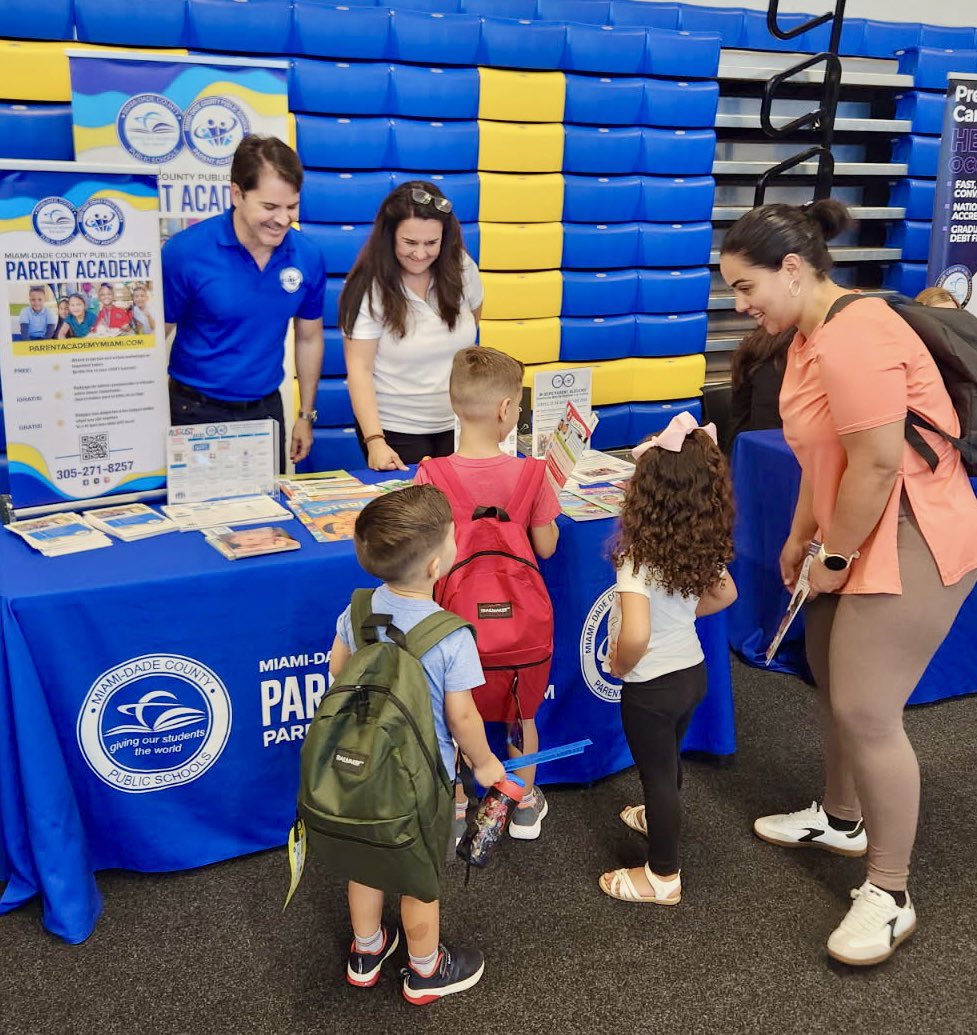 Supporting District 5 families at City of Doral until 1 PM. Pass by and say hello!