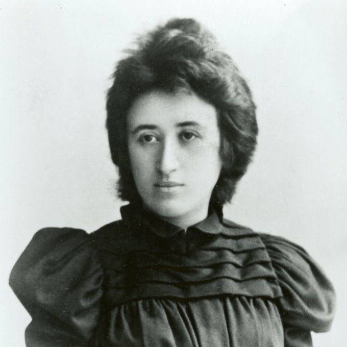 "When I return I’m going to take you in my claws so sharply that it will make you squeal, you’ll see. I will terrorise you completely. You will have to submit. You will have to give in and bow down. That is the condition for our living together further."
- Roza Luksemburg, 1895