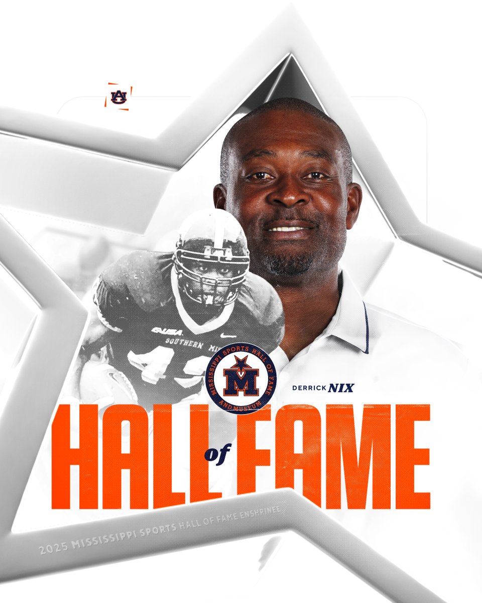 A Mississippi 𝐋𝐞𝐠𝐞𝐧𝐝 cemented in history. 🏆

Today, <a href="/DerrickDnix/">Coach Derrick Nix</a> is officially enshrined in the Mississippi Sports Hall of Fame.

<a href="/MsSportsHoF/">Mississippi Sports Hall of Fame & Museum</a> | #WarEagle🦅