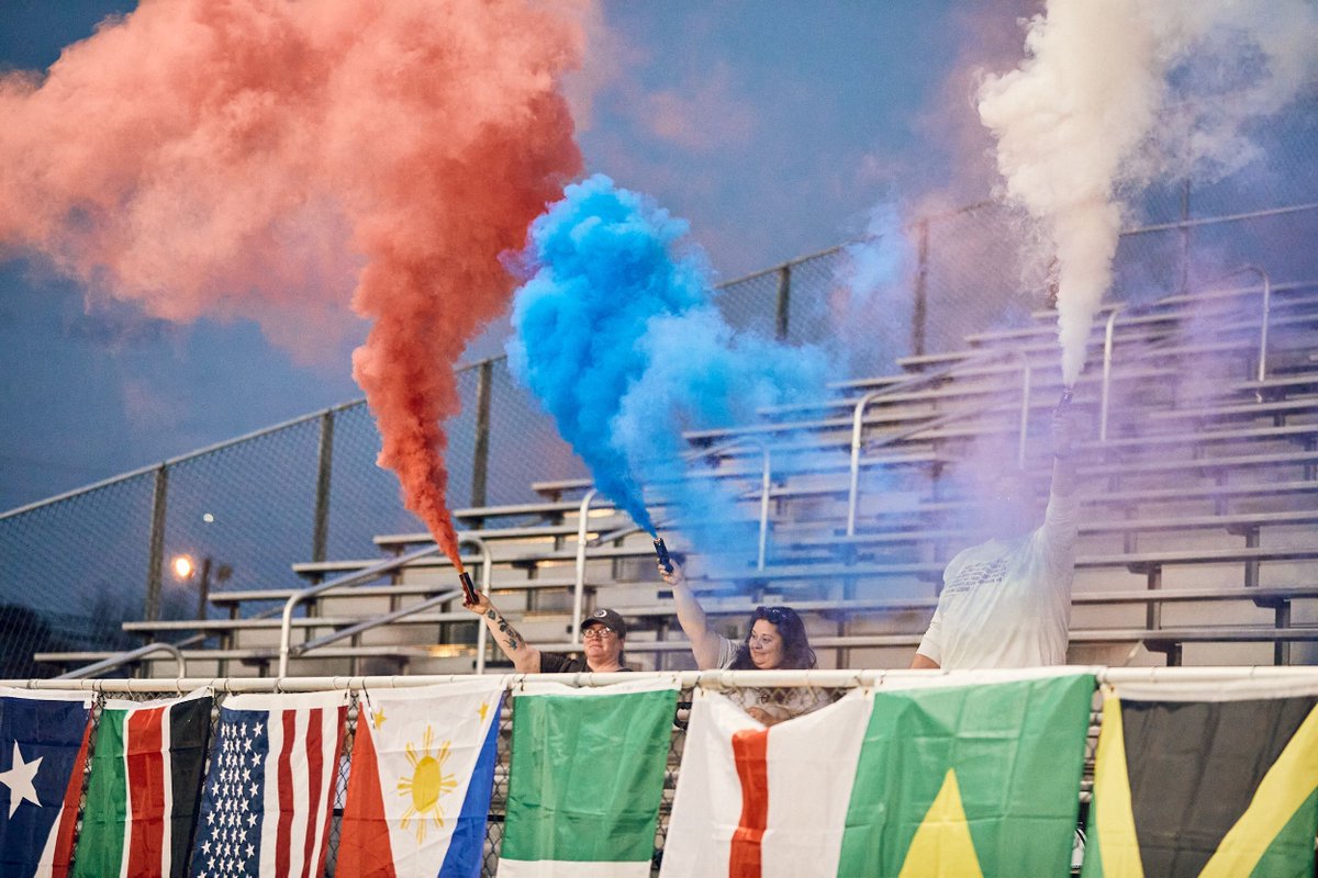 Missing these nights at Old Warhawk 🥺  We're almost a month away from kicking off the Fall UPSL season! #UpTheRevs 🔴⚪️🔵 #OurStandard 🦅⚽️