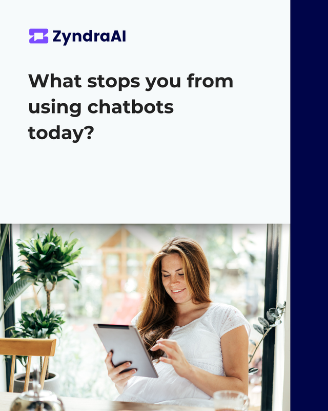 ZyndraAI's tweet image. We’re curious! 🤔

What holds you back from using a chatbot in your business right now?
👉 Budget?
👉 Tech concerns?
👉 Unsure how to get started?

Let us know in the comments — and let’s talk about solutions!

#ZyndraAI #AIChatbots #TechQuestions #Automation