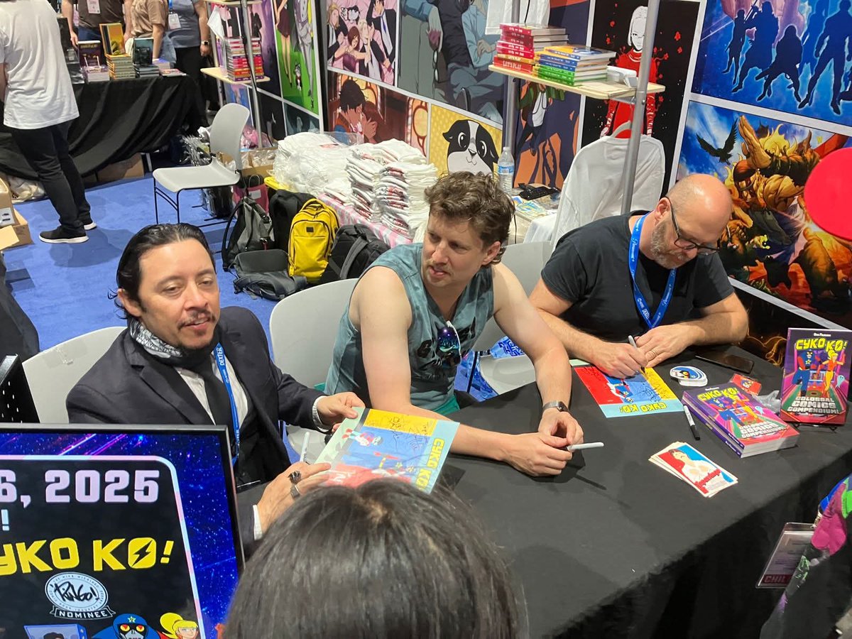 Rob Feldman (@itsfeldman) on Twitter photo Had a fantastic time at San Diego Comicon <a href="/Comic_Con/">Comic-Con International</a> at the <a href="/RocketshipEnt/">Rocketship Entertainment</a> booth with <a href="/hederjon/">Jon Heder</a> and <a href="/EfrenRamirez/">Efren Ramirez</a> signing copies of Cyko KO and showing clips from the animated pilot starring the cast of Napoleon Dynamite! Hopefully we get the chance to make more episodes, let's Had a fantastic time at San Diego Comicon <a href="/Comic_Con/">Comic-Con International</a> at the <a href="/RocketshipEnt/">Rocketship Entertainment</a> booth with <a href="/hederjon/">Jon Heder</a> and <a href="/EfrenRamirez/">Efren Ramirez</a> signing copies of Cyko KO and showing clips from the animated pilot starring the cast of Napoleon Dynamite! Hopefully we get the chance to make more episodes, let's