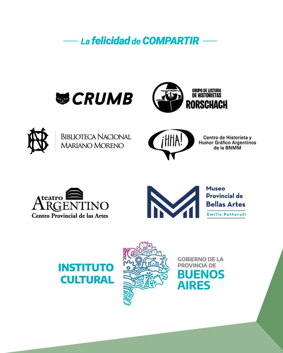 Espacio CRUMB (@espaciocrumb) on Twitter photo 🖼️ "Nada se pierde. Dibujantes de Humor"
🎤 Conversatorio con Oscar Chichoni
🗓️ Vie 8/8 – 🕕 18 h
📍 Foyer 3er piso – <a href="/TeatroArgentino/">Centro Provincial de las Artes Teatro Argentino</a>
🎟️ Entrada libre y gratuita
Organizan: <a href="/archivo/">ARCHIVO</a>.de.historieta.bn, @espaciocrumb y <a href="/GrupoRorschach/">Grupo RORSCHACH🏳️🌈</a>
Curaduría: Joma Gutiérrez 🖼️ "Nada se pierde. Dibujantes de Humor"
🎤 Conversatorio con Oscar Chichoni
🗓️ Vie 8/8 – 🕕 18 h
📍 Foyer 3er piso – <a href="/TeatroArgentino/">Centro Provincial de las Artes Teatro Argentino</a>
🎟️ Entrada libre y gratuita
Organizan: <a href="/archivo/">ARCHIVO</a>.de.historieta.bn, @espaciocrumb y <a href="/GrupoRorschach/">Grupo RORSCHACH🏳️🌈</a>
Curaduría: Joma Gutiérrez