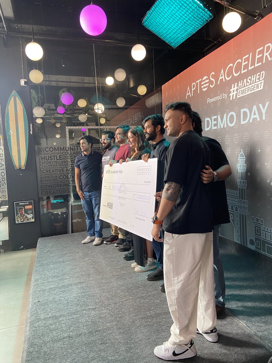 Irshad Ahmed (@irshaddahmed) on Twitter photo Congratulations <a href="/predictonfliq/">Fliq Predictions 🗿🌐</a> for being the winning team at Aptos Accelerator Demo Day today!
And kudos to all the other finalists who put up a great great show 🙌🏼🫡 Congratulations <a href="/predictonfliq/">Fliq Predictions 🗿🌐</a> for being the winning team at Aptos Accelerator Demo Day today!
And kudos to all the other finalists who put up a great great show 🙌🏼🫡