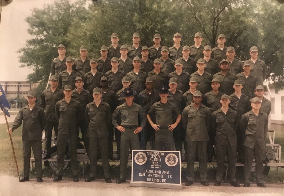 I was a squad leader. That's me in the front row. I won't say with one but I was 2nd squad.