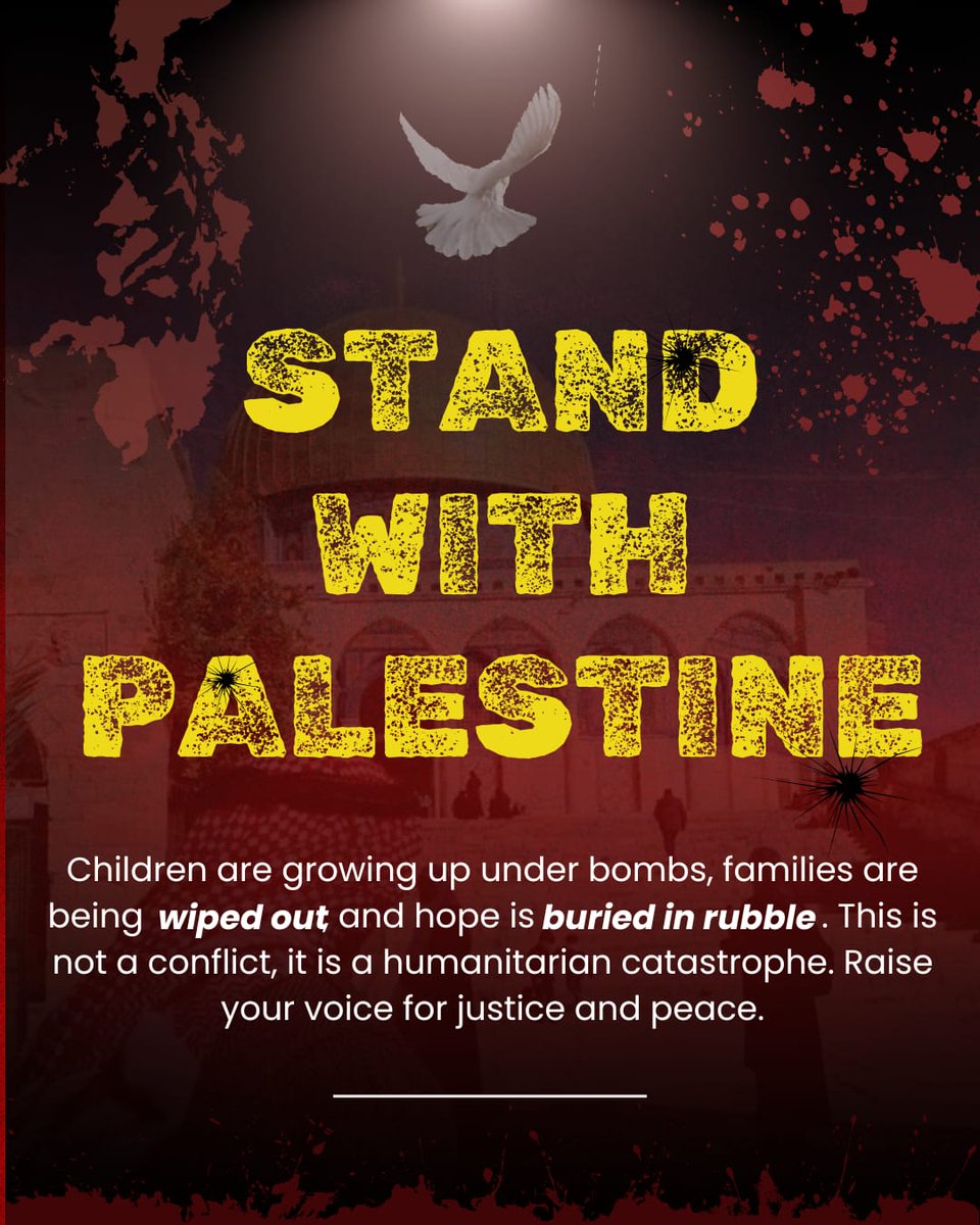 Bread Blocked.
Babies Starved.
World Silent.
#IndiaWithPalestine