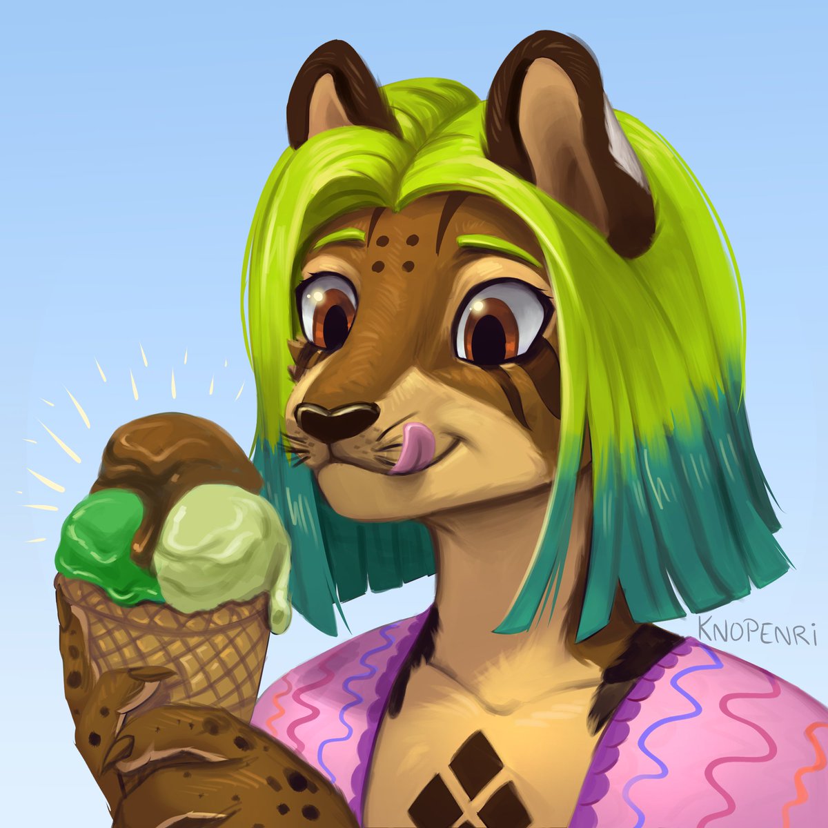 knopenri's tweet image. ICE CREAM YCH RAFFLE!

Here's a chance to get a free icon of your character having a delicious, refreshing Ice Cream!🍧

-Any species!  -Choose flavor and expression!

To join:  

-💕🔁 This post
-Follow
-Comment a Reference of your character

 Ends on august 13th! Good Luck!