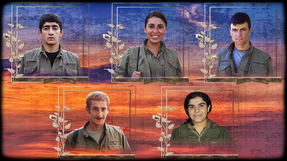 🔵 “Demokratik Türkiye Şehitleri”

PKK 2019 Temmuz ayında yaşamını yitiren 5 Kürd gencinin ölümünü 6 yıl sakladıktan sonra nihayet bugün açıkladı 

Kürdistan’a statünün reddedildiği fesih kongresi sonrası HPG’nin “Kürdistan Özgürlük Şehitleri şeklinde mesaj yayınlaması Kürd