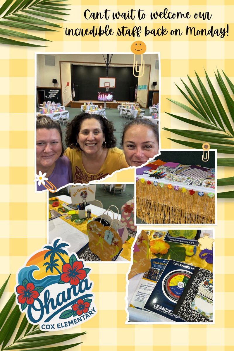 Kicking off my 4th year as principal at Cox Elementary and I’ve got a good feeling that this is going to be our best year yet! Let’s go, Comets! 💙✨#coxcomets