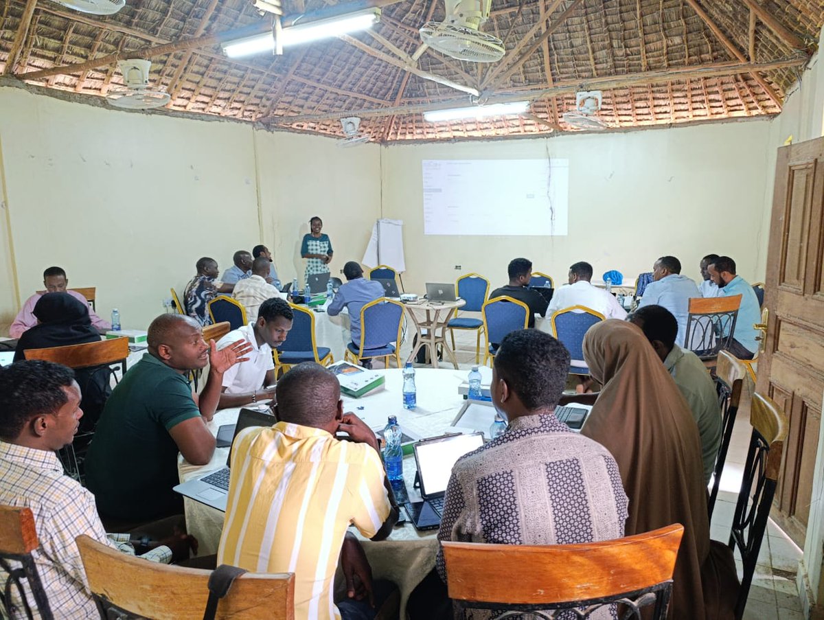 garissahealth's tweet photo. Dep't of Health with support from @DHA_Kenya has conducted 3 days training targeting end users on Taifa care digitalization for real-time tracking of patient interactions, improve patient care and efficiency through faster access to medical records &amp; data-driven decisions https://t.co/sWFNqsNNnA