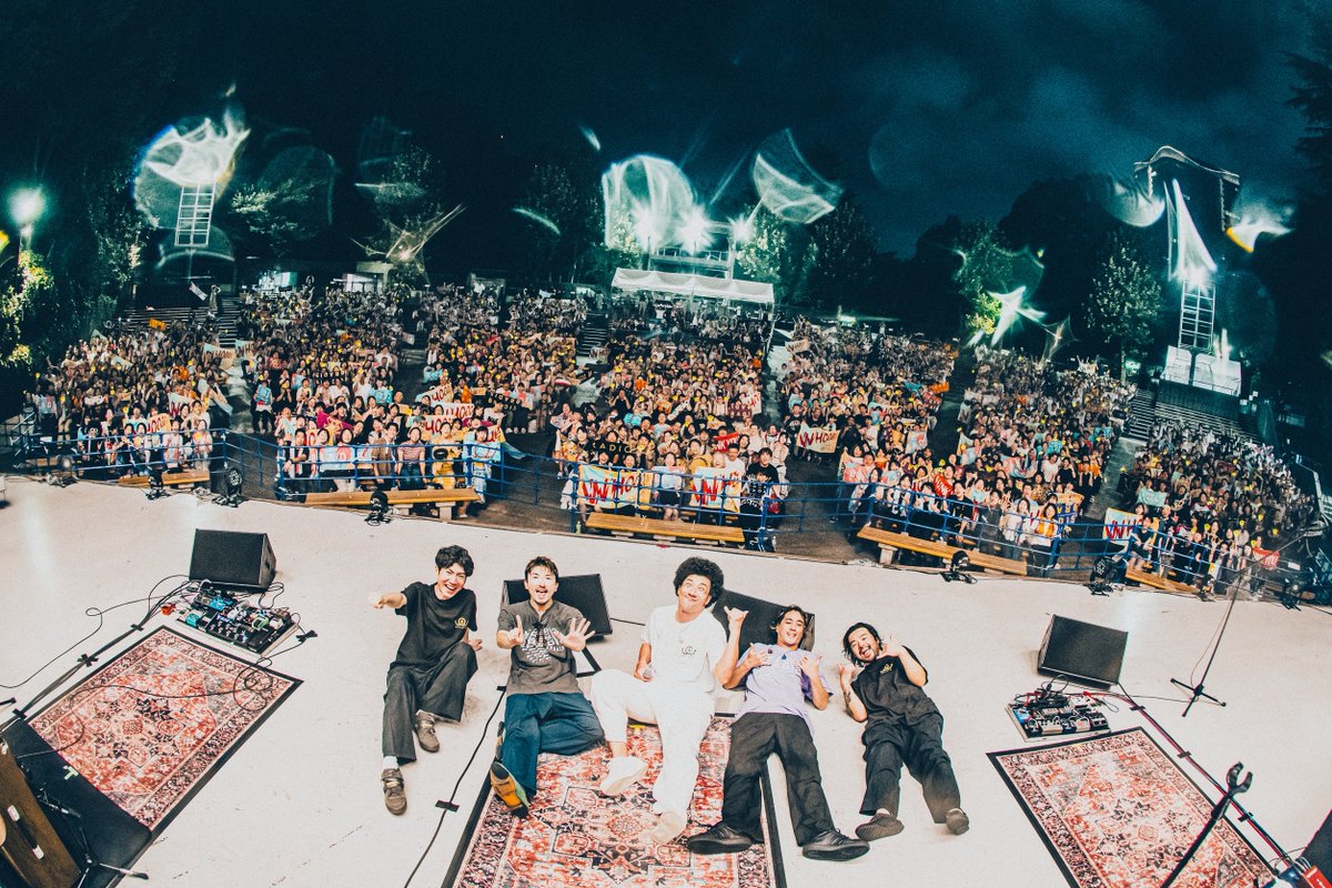 BRADIO_official's tweet photo. 【🏖️SUMMER SUMMER at HIBIYA YAON🌻】

Thank You Funky Party People🕺✨

最高の夏の思い出ができました！
これからツアーに12/12に旅行にFINALEと、
更にまだまだ解禁あります😳

15周年BRADIO一色でよろしくお願いします！

photo by @umihayato https://t.co/xOsSKse1lY