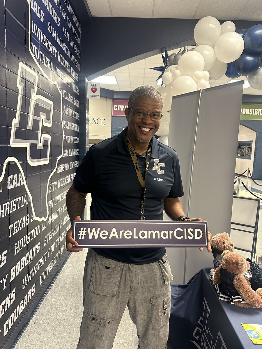 Dr. Brent Watson (@dr_bwatson) on Twitter photo Associate Principal Wilson is ready for the <a href="/LamarCISD/">Lamar CISD</a> Back to School Block Party! <a href="/THELamarCHS/">Lamar Consolidated High School</a> #WeAreLamar Associate Principal Wilson is ready for the <a href="/LamarCISD/">Lamar CISD</a> Back to School Block Party! <a href="/THELamarCHS/">Lamar Consolidated High School</a> #WeAreLamar