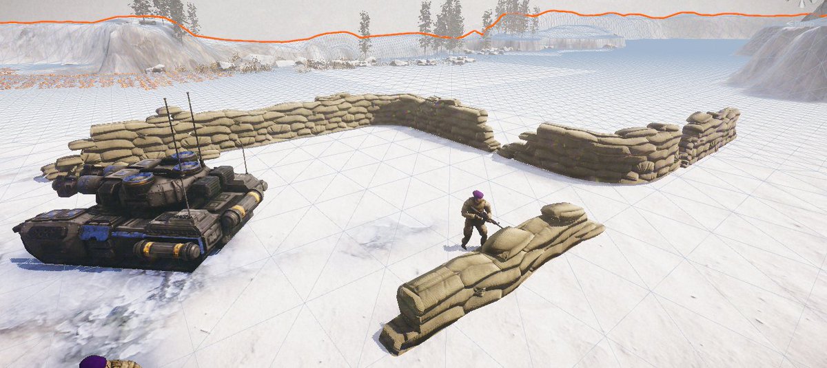 Sandbags wip. Need to be higher?