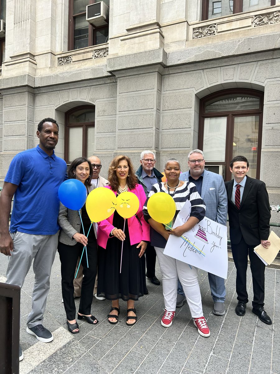 Councilmember Rue Landau (@ruephilacouncil) on Twitter photo Happy Birthday, Medicaid! For 60 years, this life-saving program has provided millions of Americans with affordable, accessible healthcare. Now, this care is under attack by the current Federal administration. I joined <a href="/SenHughesOffice/">SenatorHughesOffice</a> and Mental Health Partnerships to demand the Happy Birthday, Medicaid! For 60 years, this life-saving program has provided millions of Americans with affordable, accessible healthcare. Now, this care is under attack by the current Federal administration. I joined <a href="/SenHughesOffice/">SenatorHughesOffice</a> and Mental Health Partnerships to demand the