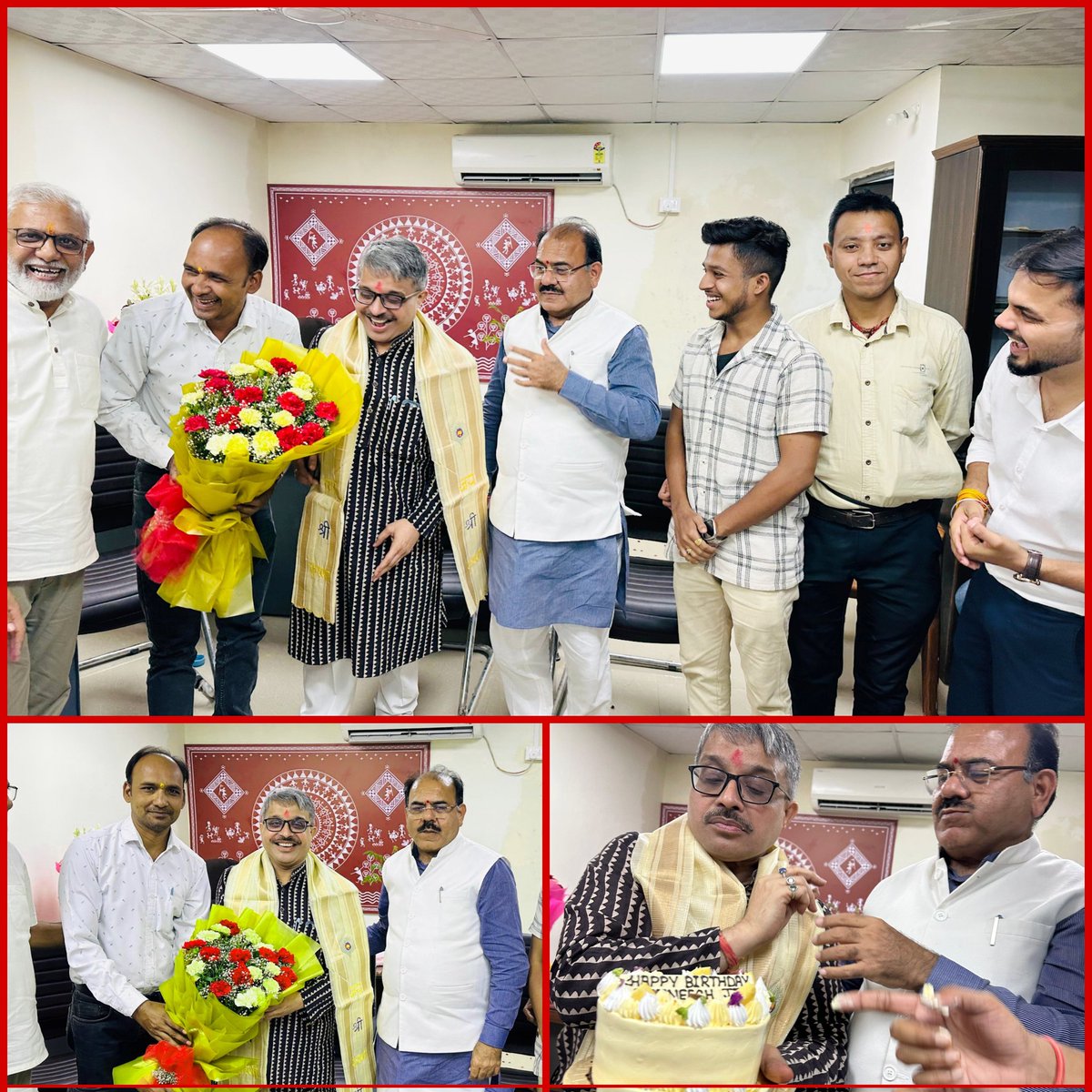 imjagdish78's tweet image. .@BJP4MP के प्रदेश मंत्री एवं प्रदेश प्रभारी सोशल मीडिया व आईटी विभाग आदरणीय श्री @rajneesh4n जी के जन्मदिन के अवसर पर निवास पर पहुंचकर शुभकामनाएं प्रेषित की।💐
 
बाबा महाकाल से आपके उत्तम स्वास्थ्य एवं दीर्घायु जीवन की कामना करता हूँ।

@BDSabnani @BjpRavindrayati