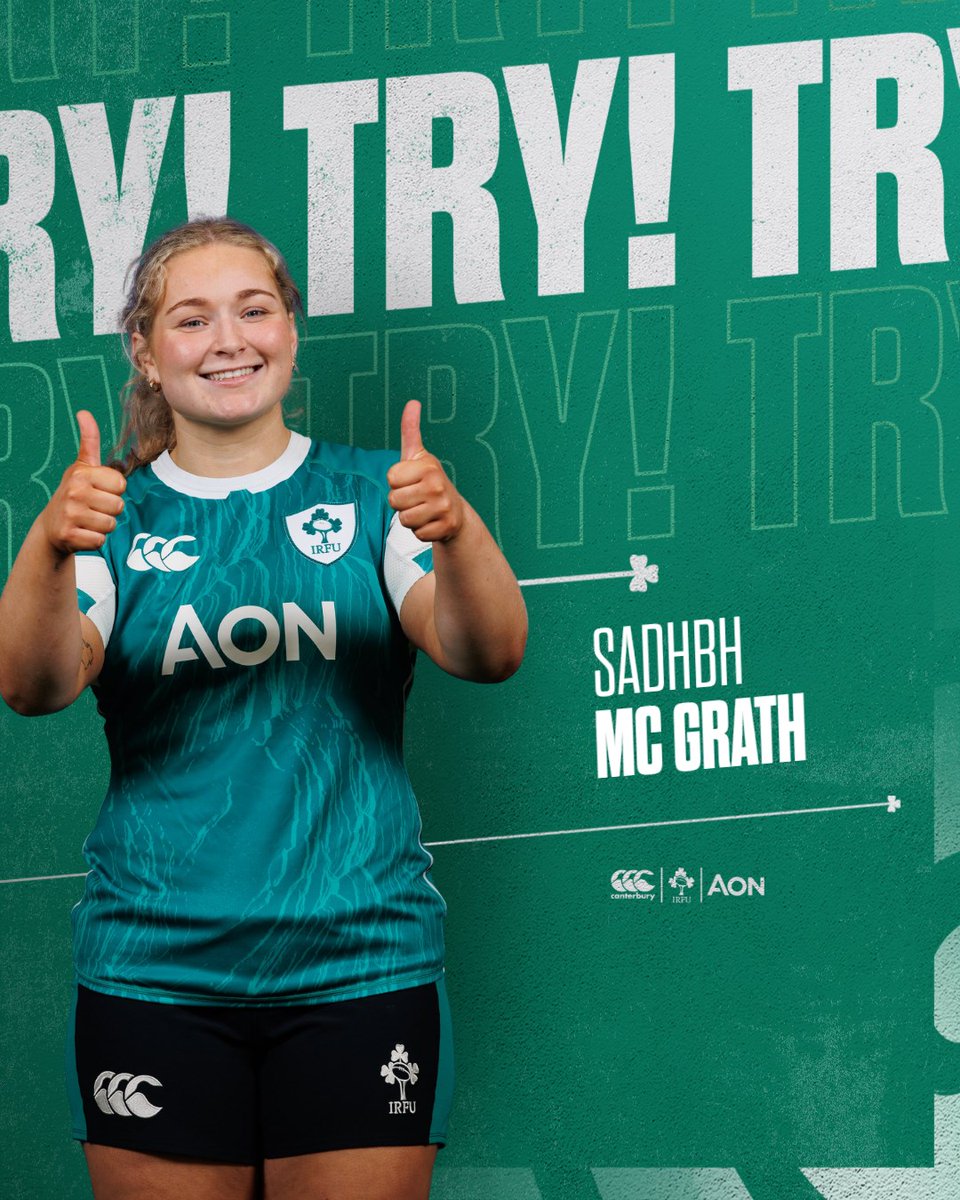 Try for Ireland!

Sadhbh McGrath powers over!

Ireland 5 Scotland 14

#GreenWave
