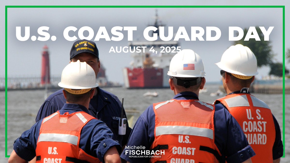 Michelle Fischbach (@fischbachmn7) on Twitter photo The <a href="/USCG/">U.S. Coast Guard</a> is a key partner in securing our nation's borders. They also provide heroic search and rescue missions, protect ports, maintain maritime commerce, and keep us safe on the waters. Happy 235th Birthday to the Coast Guard! The <a href="/USCG/">U.S. Coast Guard</a> is a key partner in securing our nation's borders. They also provide heroic search and rescue missions, protect ports, maintain maritime commerce, and keep us safe on the waters. Happy 235th Birthday to the Coast Guard!