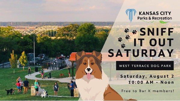 KCMOParks's tweet image. Check out #KCParks downtown #OffLeash Membership #DogPark today between 10am-Noon #SniffItOut kcparks.org/event/sniff-it…